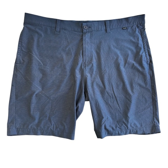 Travis Mathew Carlsbad Golf Shorts Vintage Indigo Blue 42 Performance Stretch - Picture 3 of 11